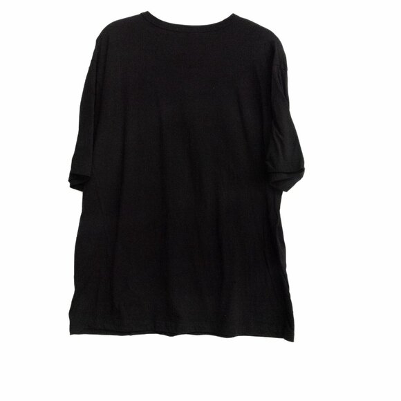 Fashion Nova Womens Black T Shirt Graphic Print Eagle and Guitar Short Sleeve 1X - Picture 3 of 7